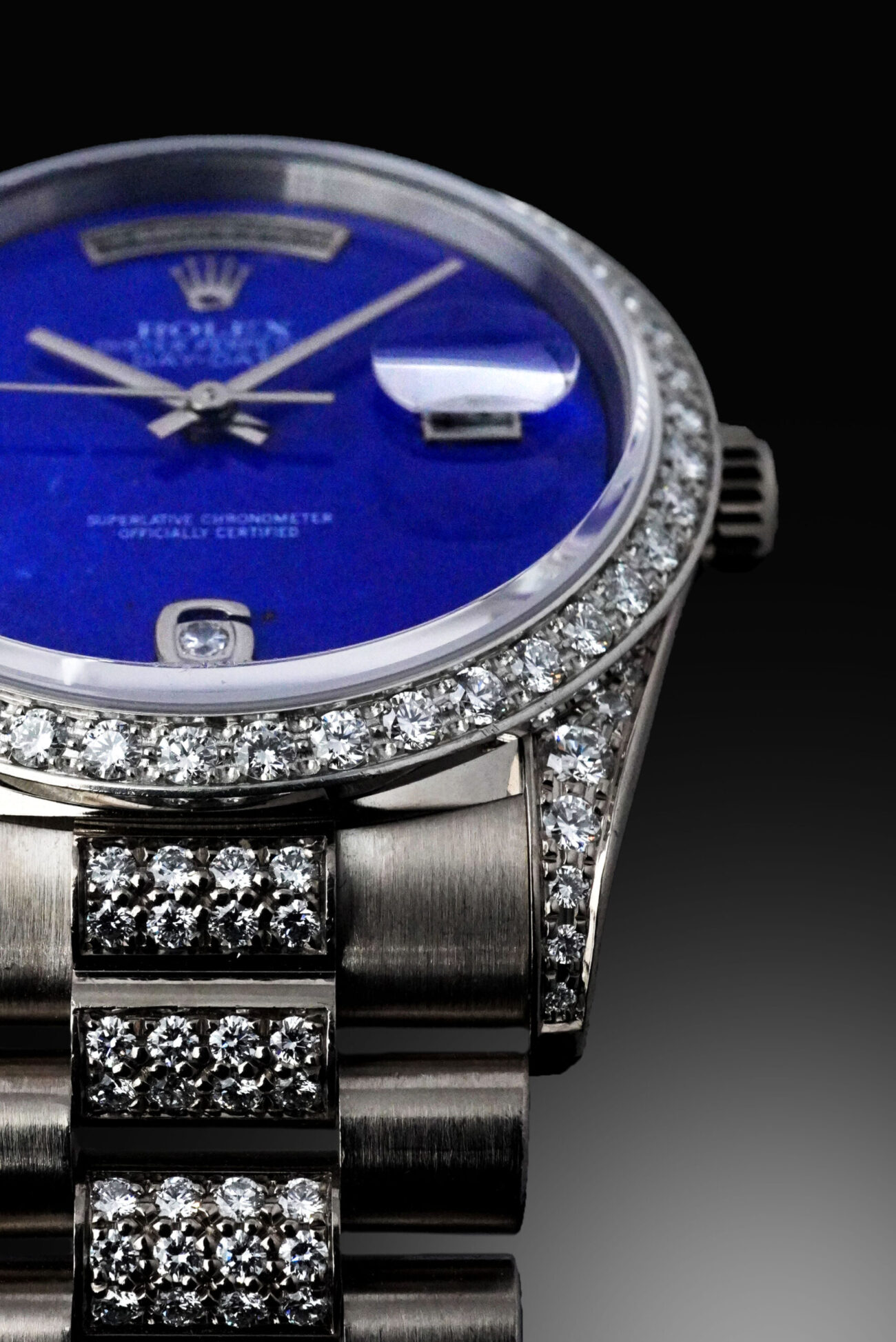 Rolex Daydate Lapis Lazuli Dial 18KWG - Image 2