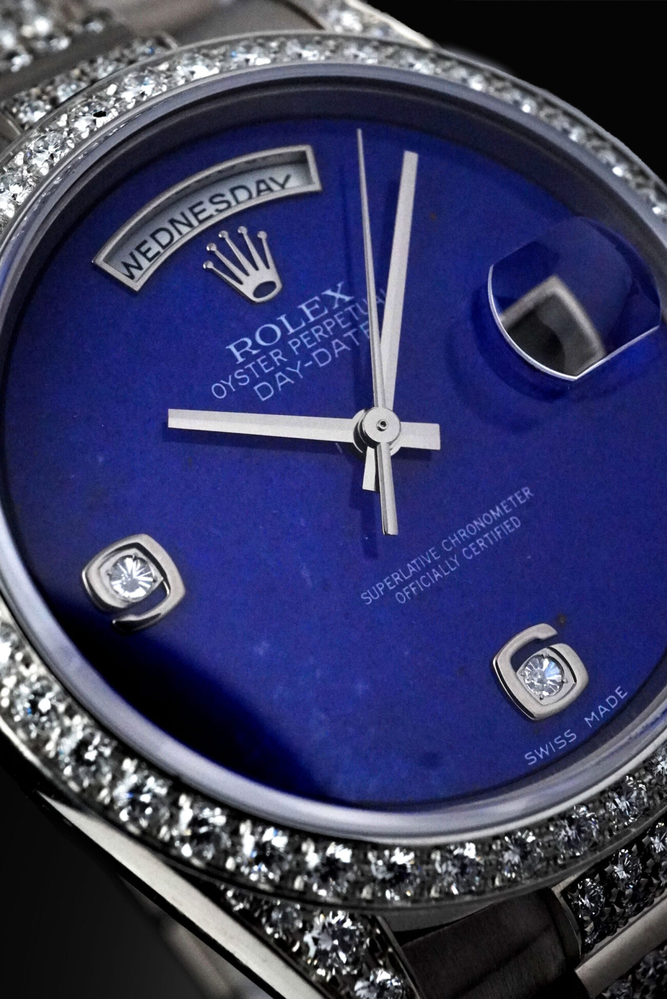 Rolex Daydate Lapis Lazuli Dial 18KWG - Image 3