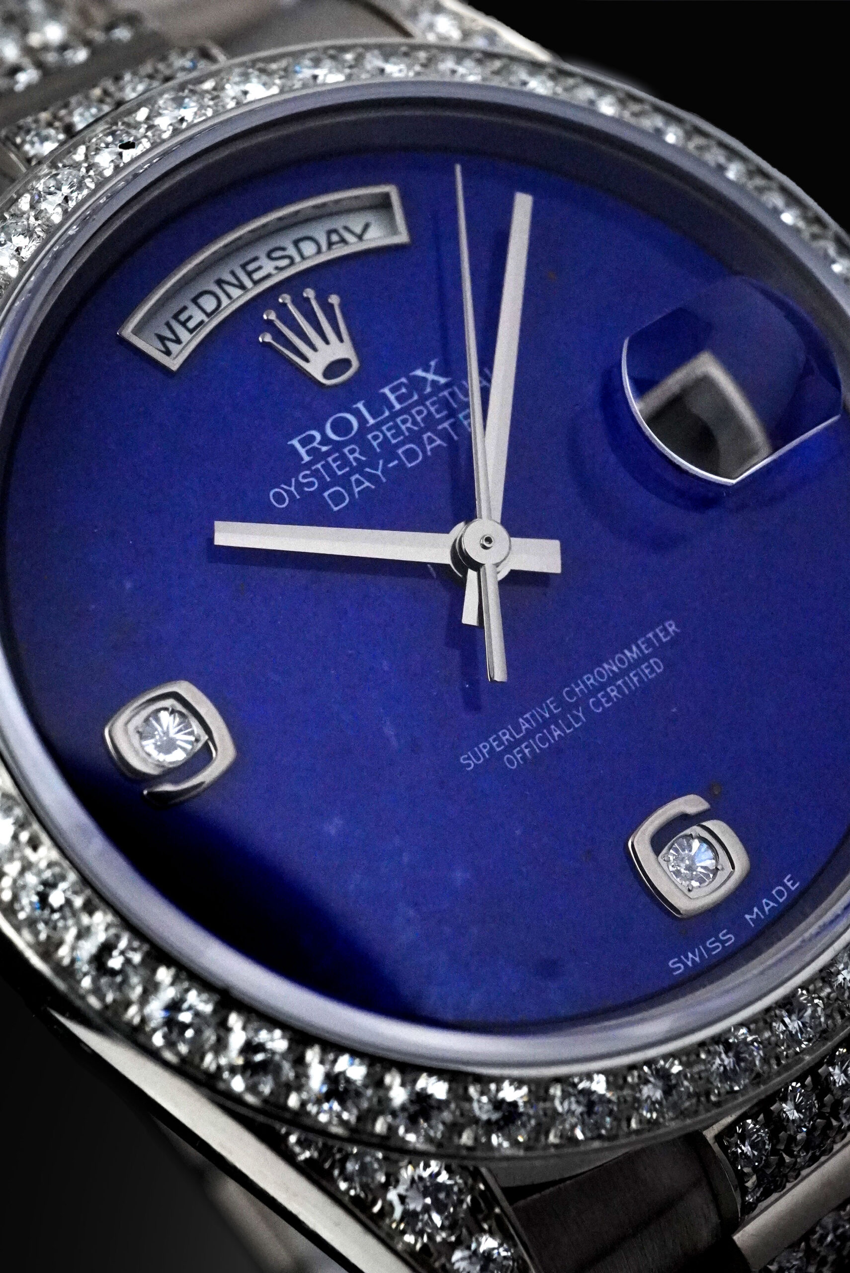 Rolex Daydate Lapis Lazuli Dial 18KWG - Image 3