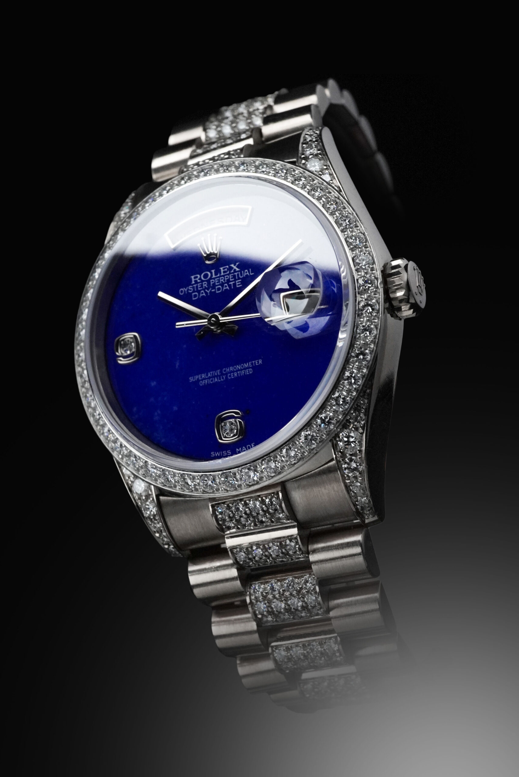 Rolex Daydate Lapis Lazuli Dial 18KWG - Image 4