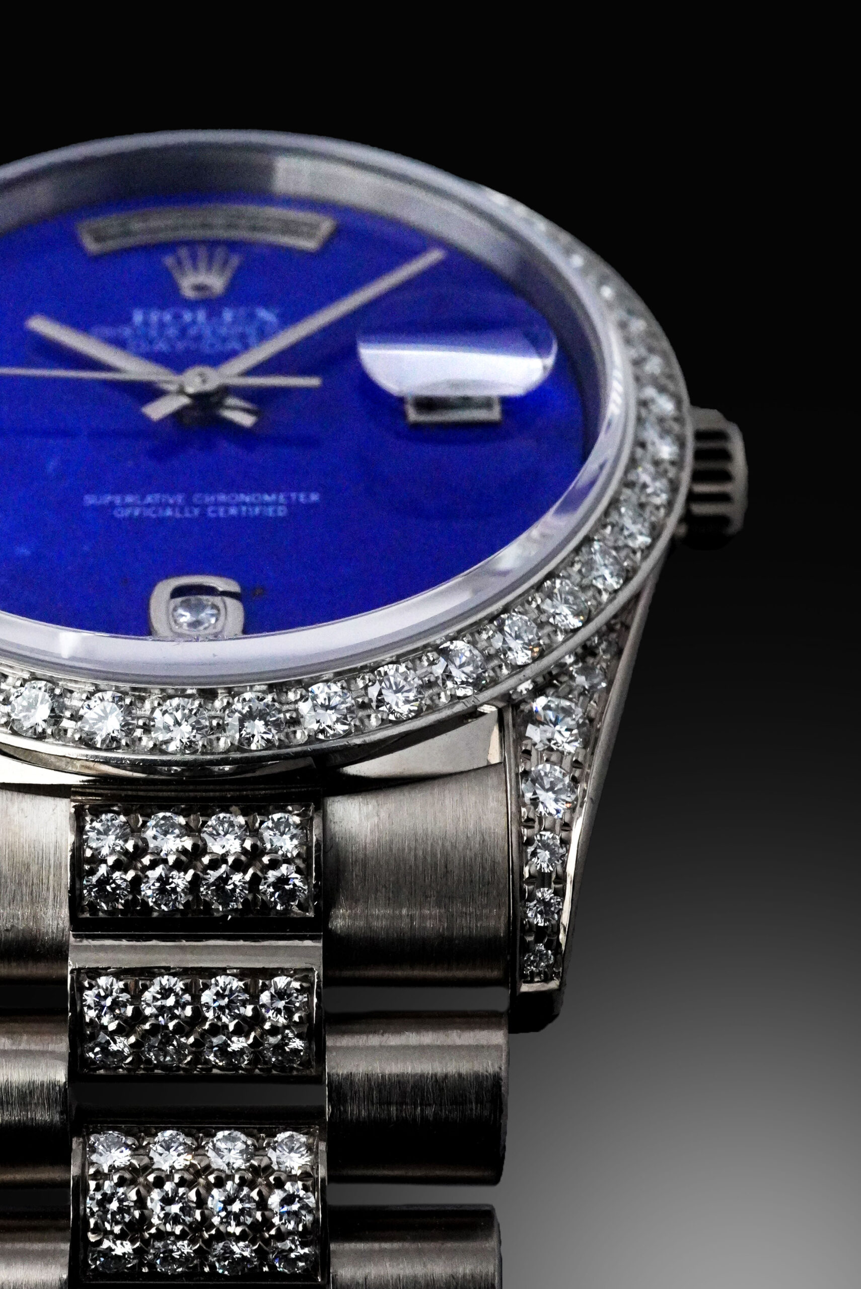 Rolex Daydate Lapis Lazuli Dial 18KWG - Image 2